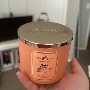 PEACH BELINI candle | bath and body works
3 wick